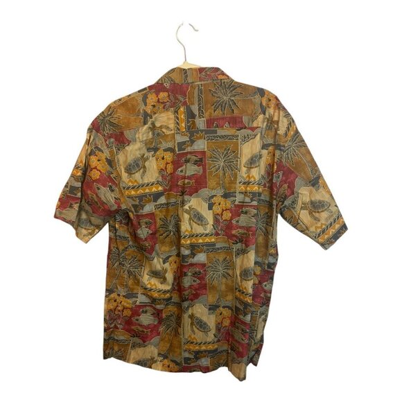 Tori Richard‎ Shirt Men's Size Large Fish Turtles Casual - Picture 2 of 3